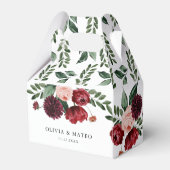 Ballotins Fleur Bourgogne Ballotin de mariage d'hiver (Arrière)