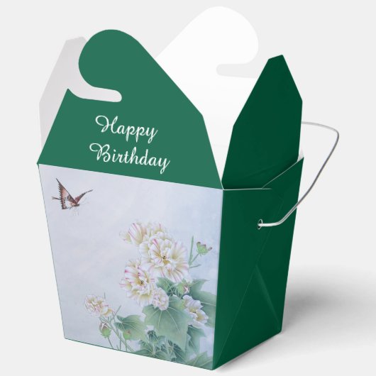 Ballotins Fleur chinoise avec papillon (Ouvrir)