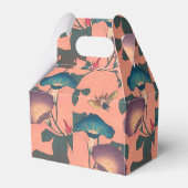 Ballotins Fleur d'abeille rose classique Hokusai Art (Arrière)