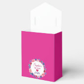 Ballotins Fleur d'aquarelle rose Baby shower (Ouvert)