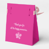 Ballotins Fleur d'aquarelle rose Baby shower (Arrière)