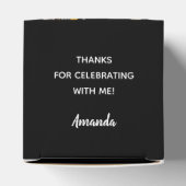 Ballotins Fleur de Ananas sur Carré Noir (Haut)