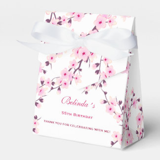 Ballotins Fleur de Cerisier Rose Blanc | Anniversaire Person