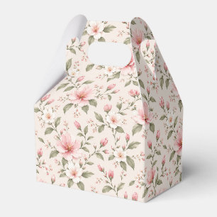 Ballotins Fleur de cerisier rose tendre motif floral sans co