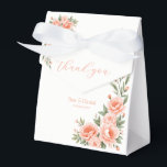 Ballotins Fleur de crépuscule<br><div class="desc">Notre collection de mariage 'Sunset Bloom' capture les teintes chaudes et romantiques d'un jardin au crépuscule. Les roses corail délicates aux nuances d'orange doux se mélangent magnifiquement avec la touche subtile du vert de fougère, le tout posé sur un fond propre et élégant. Chaque pièce de cette collection dégage un...</div>