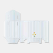 Ballotins Fleur de jonquille rayure bleue Prépa (Déplié)