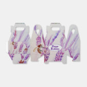 Ballotins Fleur de lavande et aquarelle d'abeille Anniversai (Déplié)