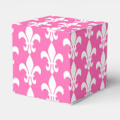 Ballotins Fleur de Lis Merci rose blanc et chaud (Arrière)