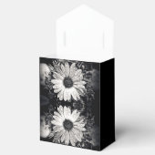 Ballotins Fleur de marguerite noire et blanche (Ouvert)