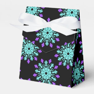 Ballotins Fleur de néon pourpre et turquose