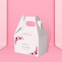Fleur de Noël rose | Baby shower féminin hiver