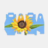 Ballotins Fleur de soleil jaune Favoriser ou Cadeaux (Déplié)