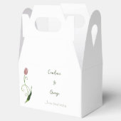 Ballotins Fleur de tulipe rose (Ouvert)