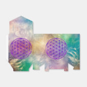 Ballotins Fleur de vie / Blume des Lebens - bleu rose (Déplié)