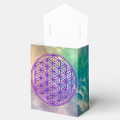 Ballotins Fleur de vie / Blume des Lebens - bleu rose (Ouvert)