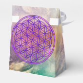 Ballotins Fleur de vie / Blume des Lebens - bleu rose (Arrière)