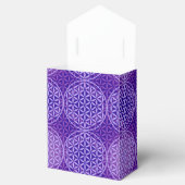 Ballotins Fleur de vie - motif de timbre - violet (Ouvert)