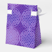 Ballotins Fleur de vie - motif de timbre - violet (Arrière)