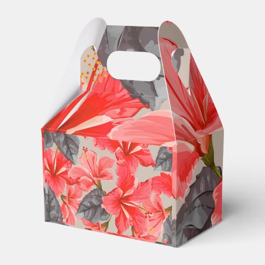 Ballotins Fleur d'Hibiscus rouge (Arrière)