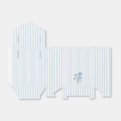 Ballotins Fleur d'hortensia Rayure Bleue Prépa (Déplié)