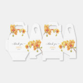 Ballotins Fleur d'orchidée jaune Anniversaire botanique (Déplié)