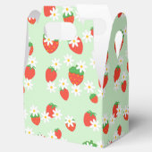 Ballotins Fleur Fleur Motif de fraise Fleur marron (Ouvert)