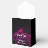 Ballotins Fleur gothique violet-rouge rose Merci d'anniversa (Ouvert)