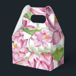 Ballotins Fleur Lotus indienne d'aquarelle<br><div class="desc">Ballotins indiens branchés d'aquarelle avec des fleurs de lotus roses sauvages.</div>