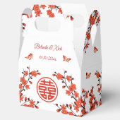 Ballotins Fleur orientale rouge | Mariage chinois (Ouvert)