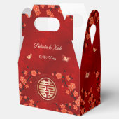 Ballotins Fleur orientale rouge | Mariage chinois (Ouvert)