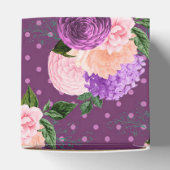 Ballotins Fleur rose pêche et lavande violet (Haut)