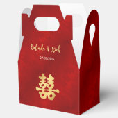 Ballotins Fleur rouge cerise | Mariage chinois (Ouvert)