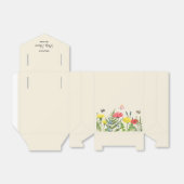 Ballotins Fleur sauvage baby shower (Déplié)