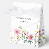 Ballotins Fleur sauvage d'aquarelle Mariage d'été du printem (Recto)