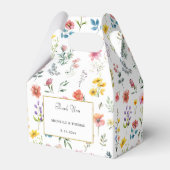 Ballotins Fleur sauvage d'aquarelle Mariage d'été du printem (Verso)