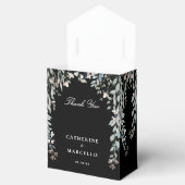 Ballotins Fleur sauvage Floral noir et blanc Mariage (Ouvert)