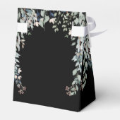 Ballotins Fleur sauvage Floral noir et blanc Mariage (Arrière)