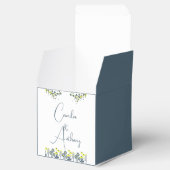 Ballotins Fleur sauvage jaune bleu Floral Boho Mariage (Ouvert)