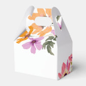 Ballotins Fleur sauvage rose vif moderne #4 douche nuptiale (Arrière)