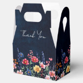 Ballotins Fleur sauvage Rustique Pays Boho Floral Marine Mar (Ouvert)