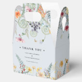 Ballotins Fleur sauvage simple Fern Dusty Blue Mariage (Ouvert)