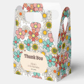 Ballotins Fleur Super Hippie Retro Anniversaire Merci (Ouvert)