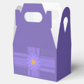 Ballotins Fleur Violette Simple sur Croix Moderne (Ouvert)