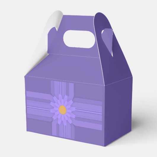 Ballotins Fleur Violette Simple sur Croix Moderne (Verso)