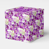 Ballotins Fleuron stock violet aquarelle fleurie (Verso)