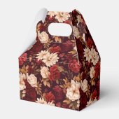 Ballotins Fleurs beiges bordeaux bohème (Arrière)