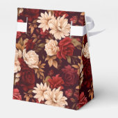 Ballotins Fleurs beiges bordeaux bohème (Arrière)