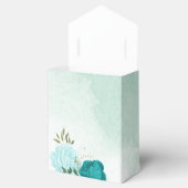Ballotins fleurs bleu clair turquoise mariage (Ouvert)