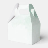 Ballotins fleurs bleu clair turquoise mariage (Arrière)