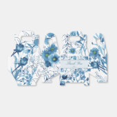 Ballotins Fleurs Bleu Merci (Déplié)
